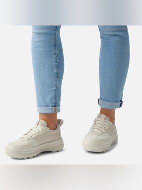 Sorel Ona 503 low sneakers shoe lace-up sea salt cream waterproof comfort new 9